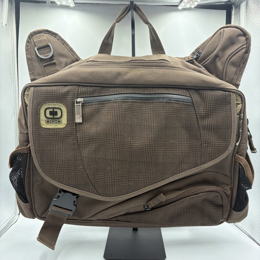OGIO Street Hip Hop Messenger Laptop Shoulder Bag Brown 15"-16" Laptop Size